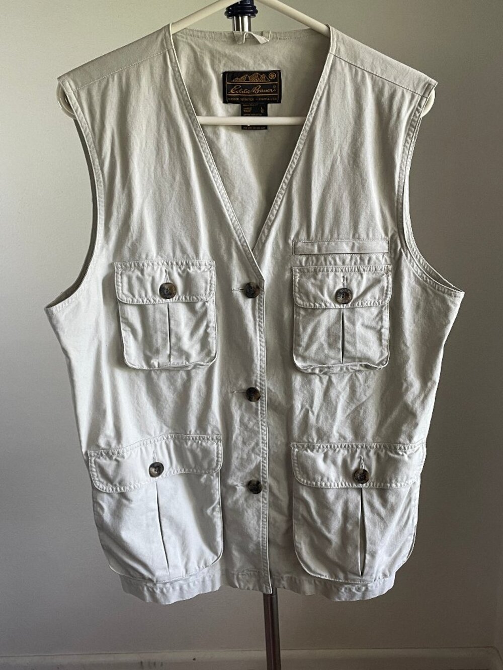 Eddie Bauer Cargo/Utility Vest Size Large